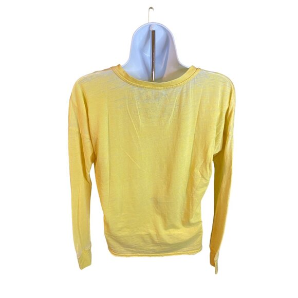 Doe Yellow Novelty Shirt XS Stressed Blessed Essential Oils Obsessed Y2K - Picture 3 of 6